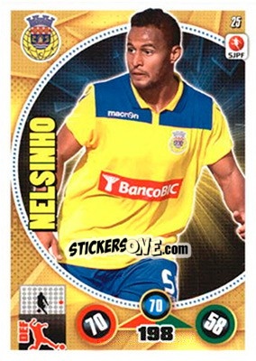 Sticker Nelsinho - Futebol 2014-2015. Adrenalyn XL - Panini