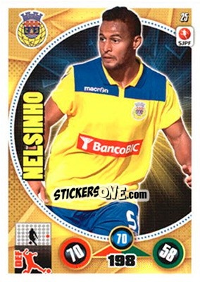 Sticker Nelsinho - Futebol 2014-2015. Adrenalyn XL n. 25 - Panini