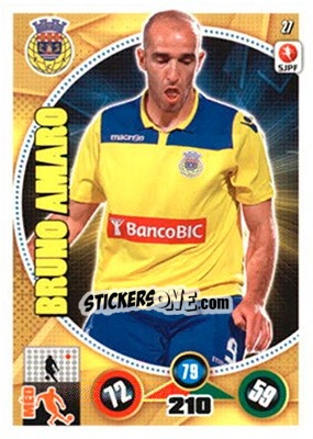 Figurina Bruno Amaro - Futebol 2014-2015. Adrenalyn XL - Panini