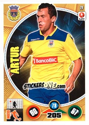 Sticker Artur - Futebol 2014-2015. Adrenalyn XL n. 29 - Panini