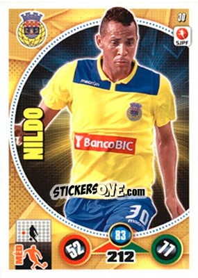 Sticker Nildo - Futebol 2014-2015. Adrenalyn XL n. 30 - Panini
