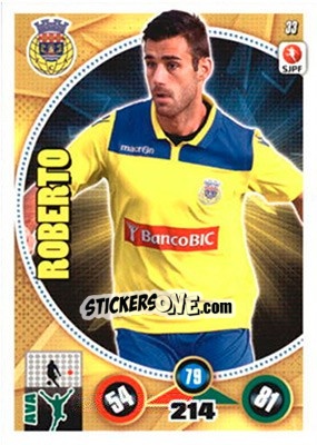 Sticker Roberto - Futebol 2014-2015. Adrenalyn XL n. 33 - Panini