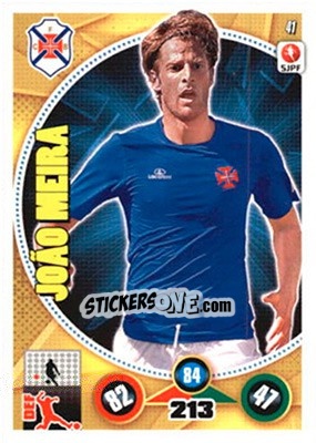 Figurina João Meira - Futebol 2014-2015. Adrenalyn XL n. 41 - Panini