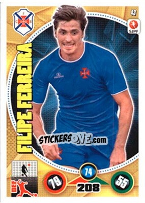 Sticker Filipe Ferreira - Futebol 2014-2015. Adrenalyn XL n. 43 - Panini