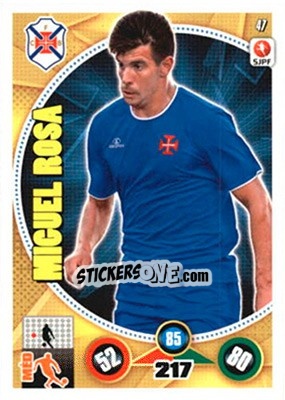 Sticker Miguel Rosa - Futebol 2014-2015. Adrenalyn XL n. 47 - Panini