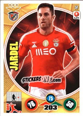 Sticker Jardel - Futebol 2014-2015. Adrenalyn XL n. 58 - Panini