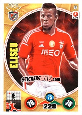 Sticker Eliseu - Futebol 2014-2015. Adrenalyn XL - Panini
