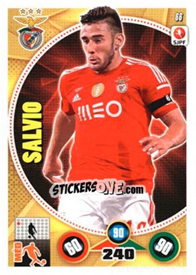 Sticker Salvio - Futebol 2014-2015. Adrenalyn XL - Panini