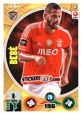 Sticker Bebé - Futebol 2014-2015. Adrenalyn XL n. 68 - Panini