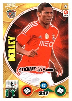 Figurina Derley - Futebol 2014-2015. Adrenalyn XL - Panini