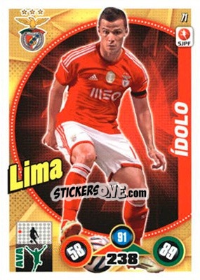 Figurina Lima - Futebol 2014-2015. Adrenalyn XL - Panini