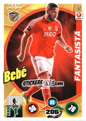Sticker Bebé - Futebol 2014-2015. Adrenalyn XL n. 72 - Panini