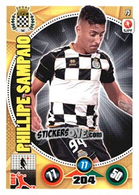 Sticker Philipe Sampaio - Futebol 2014-2015. Adrenalyn XL n. 75 - Panini