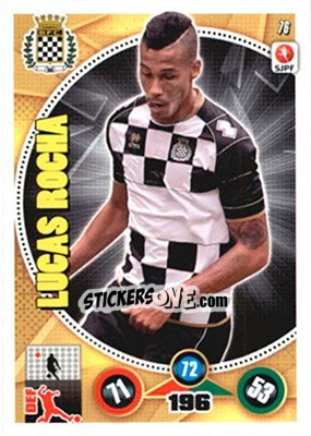 Sticker Lucas Rocha - Futebol 2014-2015. Adrenalyn XL n. 76 - Panini