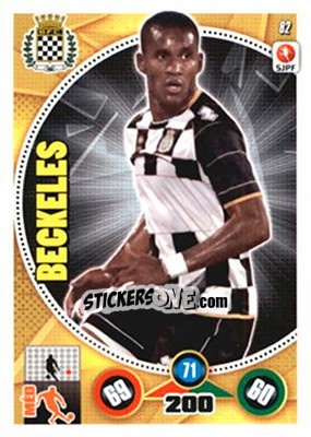 Sticker Beckeles - Futebol 2014-2015. Adrenalyn XL n. 82 - Panini