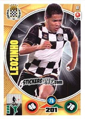Sticker Leozinho - Futebol 2014-2015. Adrenalyn XL - Panini