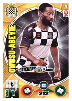 Sticker Owusu-Abeyie - Futebol 2014-2015. Adrenalyn XL - Panini