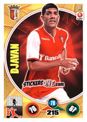 Cromo Djavan - Futebol 2014-2015. Adrenalyn XL n. 95 - Panini