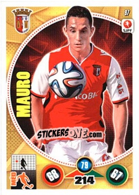 Sticker Mauro - Futebol 2014-2015. Adrenalyn XL n. 97 - Panini