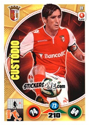 Sticker Custódio - Futebol 2014-2015. Adrenalyn XL n. 99 - Panini
