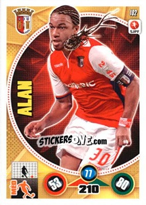 Sticker Alan - Futebol 2014-2015. Adrenalyn XL - Panini