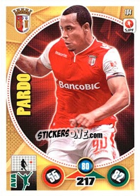 Sticker Felipe Pardo - Futebol 2014-2015. Adrenalyn XL n. 104 - Panini