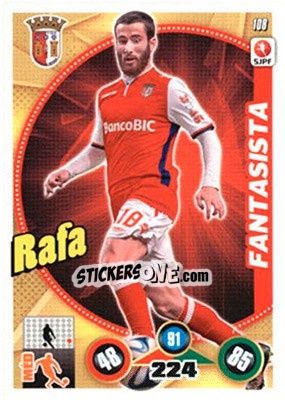 Sticker Rafa Silva - Futebol 2014-2015. Adrenalyn XL n. 108 - Panini