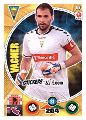 Sticker Vagner - Futebol 2014-2015. Adrenalyn XL n. 109 - Panini