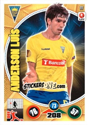 Figurina Ânderson Luís - Futebol 2014-2015. Adrenalyn XL - Panini