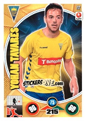 Sticker Yohan Tavares - Futebol 2014-2015. Adrenalyn XL n. 112 - Panini