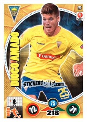 Sticker Diogo Amado - Futebol 2014-2015. Adrenalyn XL - Panini