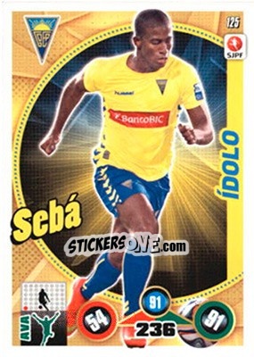 Sticker Sebá - Futebol 2014-2015. Adrenalyn XL n. 125 - Panini