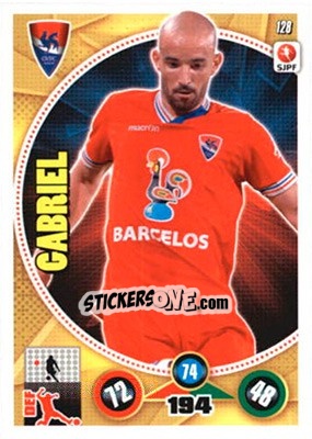 Sticker Gabriel - Futebol 2014-2015. Adrenalyn XL - Panini