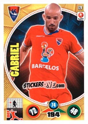 Sticker Gabriel - Futebol 2014-2015. Adrenalyn XL n. 128 - Panini