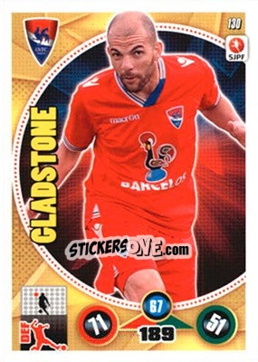 Cromo Gladstone - Futebol 2014-2015. Adrenalyn XL - Panini