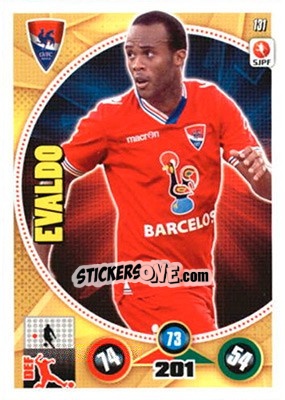 Sticker Evaldo - Futebol 2014-2015. Adrenalyn XL - Panini