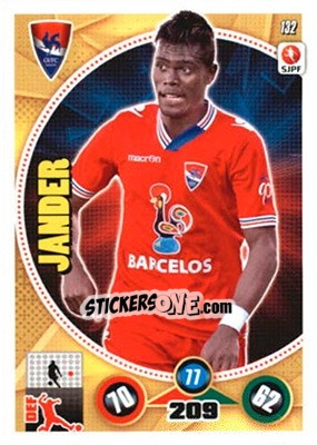 Sticker Jander - Futebol 2014-2015. Adrenalyn XL n. 132 - Panini