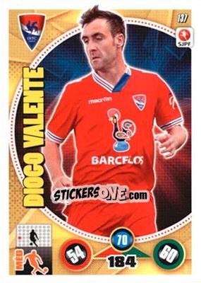 Sticker Diogo Valente - Futebol 2014-2015. Adrenalyn XL n. 137 - Panini