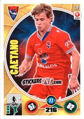 Figurina Caetano - Futebol 2014-2015. Adrenalyn XL - Panini