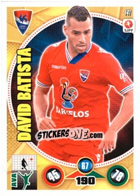 Cromo David Batista - Futebol 2014-2015. Adrenalyn XL - Panini