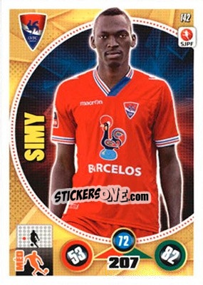 Sticker Simy - Futebol 2014-2015. Adrenalyn XL n. 142 - Panini