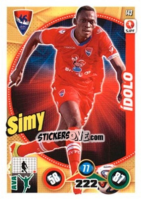 Figurina Simy - Futebol 2014-2015. Adrenalyn XL - Panini