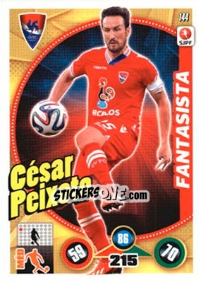 Sticker César Peixoto - Futebol 2014-2015. Adrenalyn XL - Panini