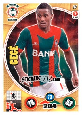 Sticker Gegé - Futebol 2014-2015. Adrenalyn XL n. 147 - Panini