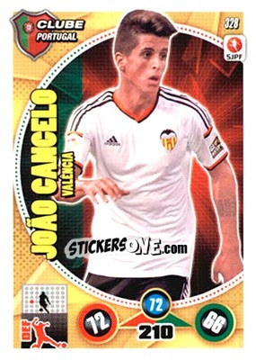 Figurina João Cancelo - Futebol 2014-2015. Adrenalyn XL - Panini