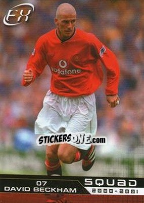 Sticker David Beckham - Manchester United FX 2001 - Futera
