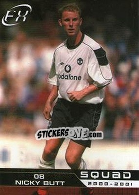 Sticker Nicky Butt - Manchester United FX 2001 n. 4 - Futera