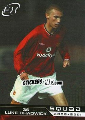 Sticker Luke Chadwick - Manchester United FX 2001 n. 5 - Futera