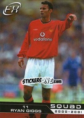 Sticker Ryan Giggs - Manchester United FX 2001 n. 9 - Futera