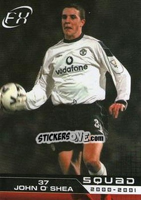 Sticker John O'Shea - Manchester United FX 2001 n. 15 - Futera